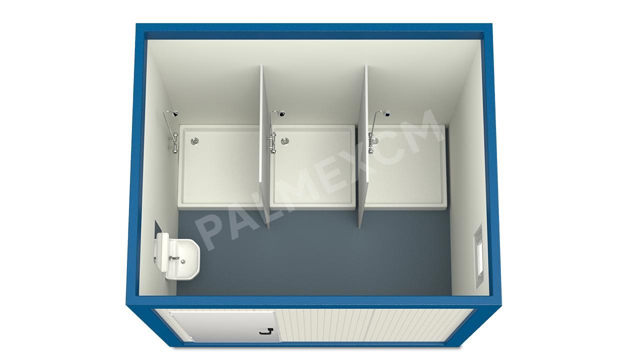 Conteneur Sanitaire 3m HI-FIX 3 Douches